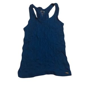 Blue exercise top